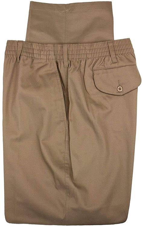 Mens Full Elastic Waist Pants By Falcon Bay Big