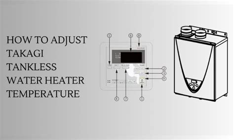 Adjust Takagi Tankless Water Heater Temperature 2 Ways