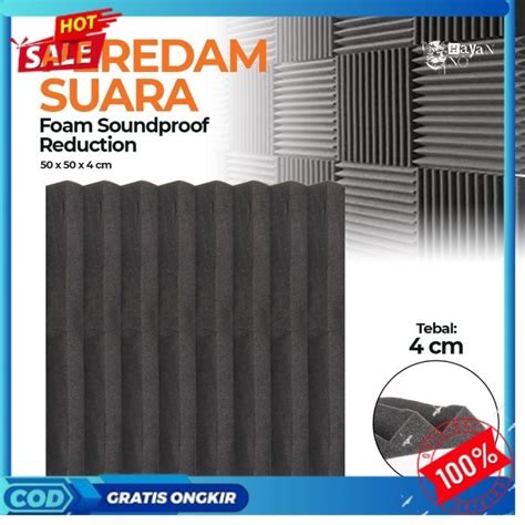 Jual Busa Telur Peredam Suara Noise Reduction 50x50x4CM Acoustic Foam