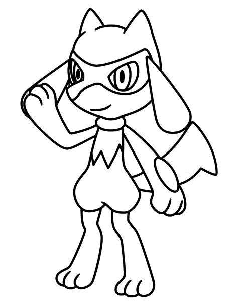 Desenhos Para Colorir Pokemon Riolu Desenhos Para Colorir Pokemon The