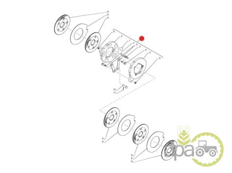 Piston Frana Case IH 5099136 Piese Tractor Dpat Ro