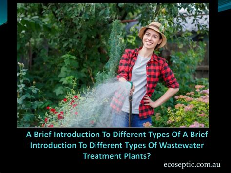 Ppt A Brief Introduction To Different Types Of Wastewater Treatment