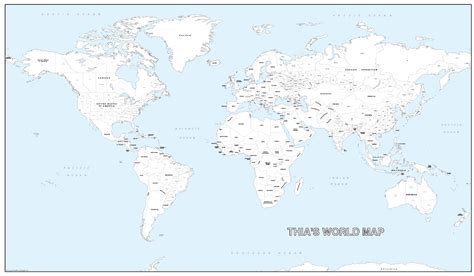 Large Detailed Personalised World Colouring Map Cosmographics Ltd