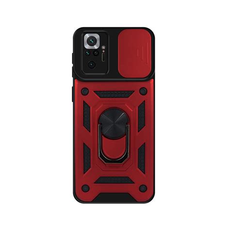 Capa Xiaomi Redmi Note Pro C Mara Armor Anel Vermelho Copertini