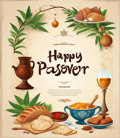 Premium Photo Celebrate Passover With Our Elegant Vertical Poster