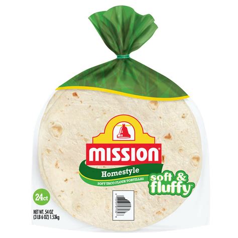 Mission Homestyle Flour Tortillas 54 Oz Delivery Or Pickup Near Me Instacart