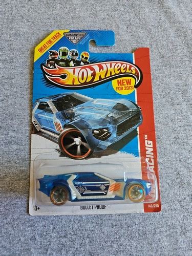 2013 Hot Wheels BULLET PROOF Clear Light Blue 140 250 GREAT CARD X Raycers 746775110833 EBay