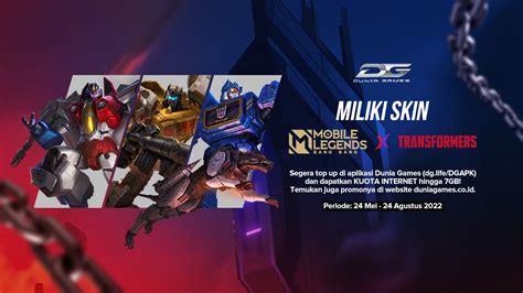 Moonton Resmi Hadirkan Skin Baru MLBB X Transformers Begini Cara