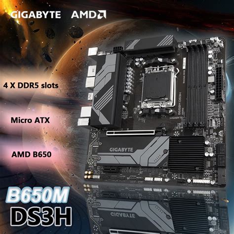 Gigabyte B M Ds H Am Lga Amd B Micro Atx Mandado De