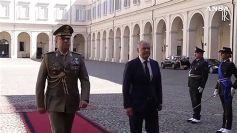 Quirinale Mattarella Riceve Scholz Video Dailymotion