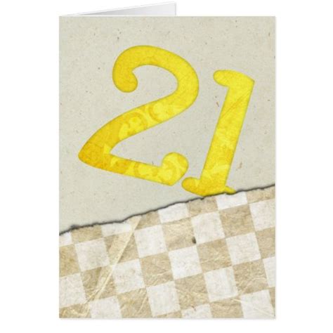 21th Birthday Card Zazzle