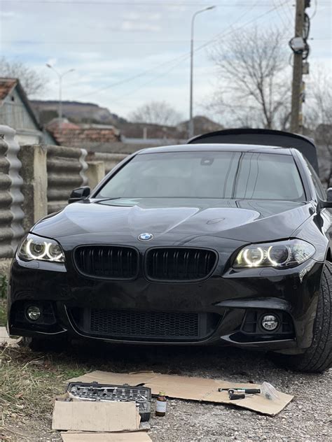 Бампер и фары на месте f10 — BMW 5 series (F10), 3 л, 2010 года ...