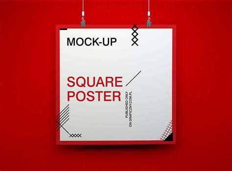 Vertical Horizontal And Square Poster Mockups Psd