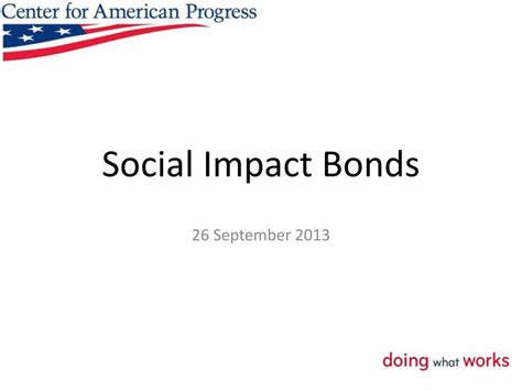 PPT - Social Impact Bonds PowerPoint Presentation, free download - ID ...