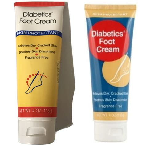 2 Packs Diabetics Hydrating Foot Cream For Dry Cracked Skin Fragrance