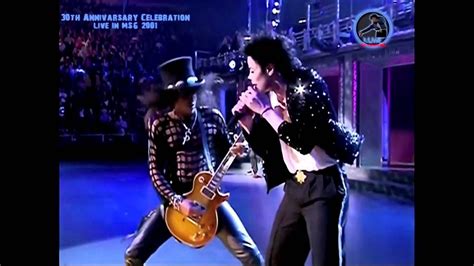 Michael Jackson Ft Slash Black Or White Beat It [2001] Youtube