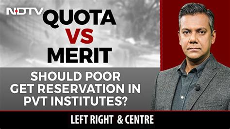 The Merit Vs Quota Debate Left Right Centre Youtube