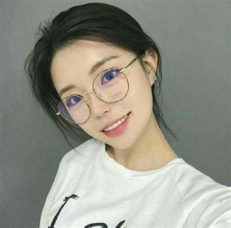 Korean Girl Icons Tumblrulzzang 안느 Óculos Ulzzang Maquiagem Para óculos Meninas De óculos