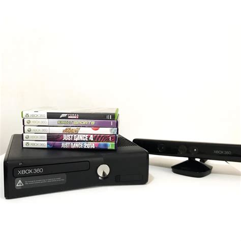 Xbox 360 Bloqueado Kinect 5 Jogos Originais Jogo De Videogame