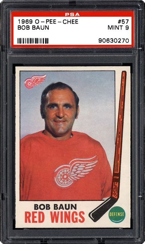 Auction Prices Realized Hockey Cards 1969 O-Pee-Chee Bob Baun