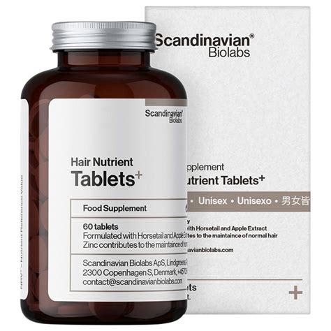 Scandinavian Biolabs Hair Nutrient Tablets 60 Stück Baslerbeauty