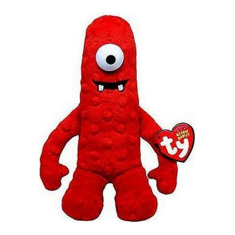 Ty Beanie Baby Muno Nick Jr Yo Gabba Gabba 9 Plush Bonus 1