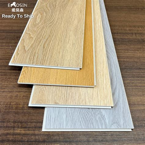 Indoor Waterproof 4mm 5mm 6mm 8mm Wood Grain Rigid Core PVC Plastic