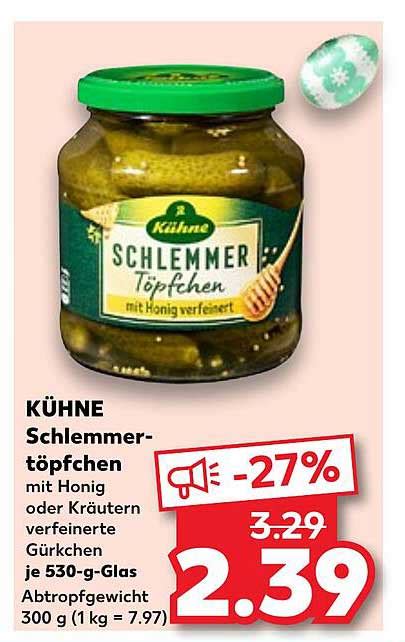 Kühne Schlemmertöpfchen Angebot bei Kaufland 1Prospekte de