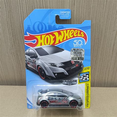 Hot Wheels Honda Civic Ef Type R Factory Sealed Zamac Toys