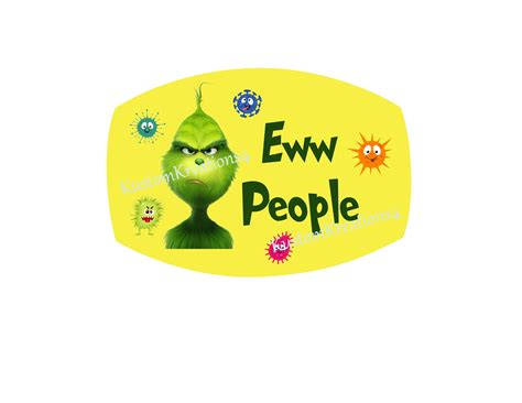 Ew People Grinch Digital Download Png Svg Etsy