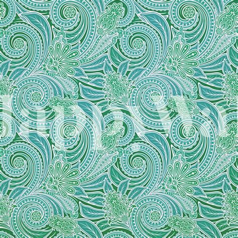 Bright Green Floral Vintage Wallpaper | Happywall