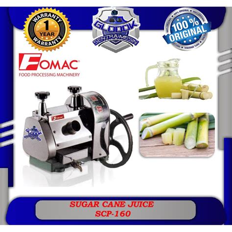 Jual Mesin Giling Tebu Manual Sugar Cane Juice SCP 160 FOMAC Shopee