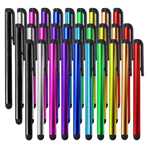 IC ICLOVER 30 Pack Stylus Pen Premium 4 1 Inch Metal Universal Touch