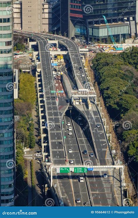 Vehicles On Highway In Tokyo Japan Editorial Photography Image Of