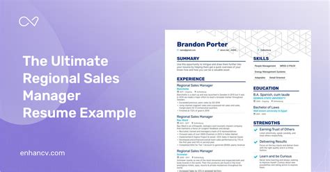 5 Regional Sales Manager Resume Examples And Guide For 2023