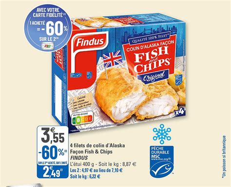 Offre 4 Filets De Colin D alaska Façon Meunière chez Auchan