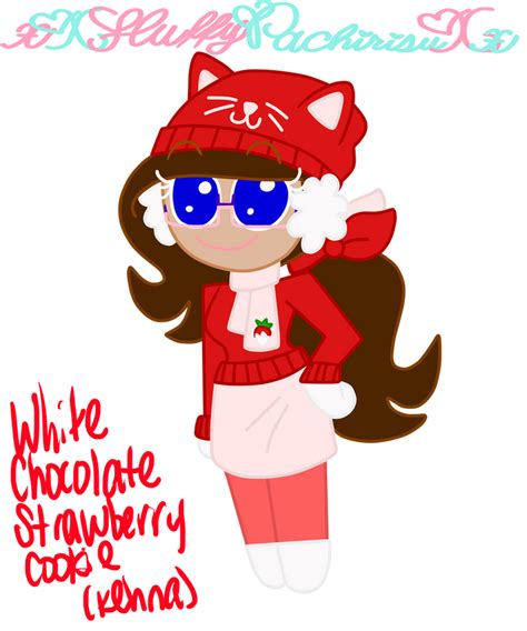 White Chocolate Strawberry Cookie By Xxfluffypachirisuxx On Deviantart