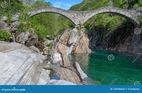 Ponte Dei Salti,Valle Verzasca,Ticino Canton,Switzerland Stock Photo ...