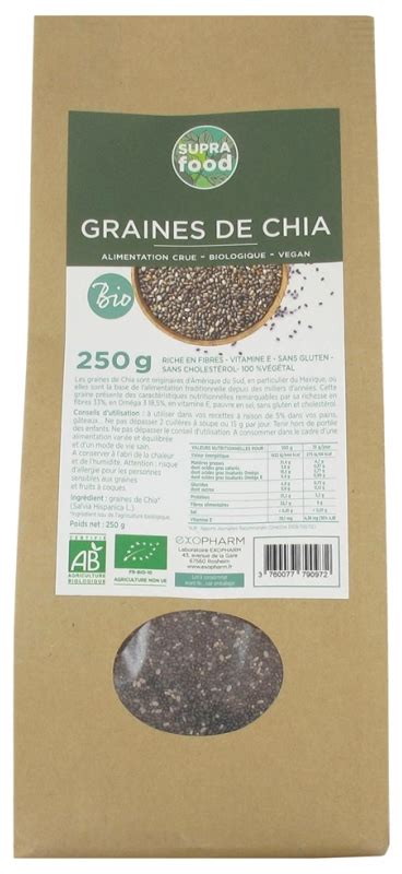 Graines De Chia Bio 250 G Pharmacie Parapharmacie En Ligne