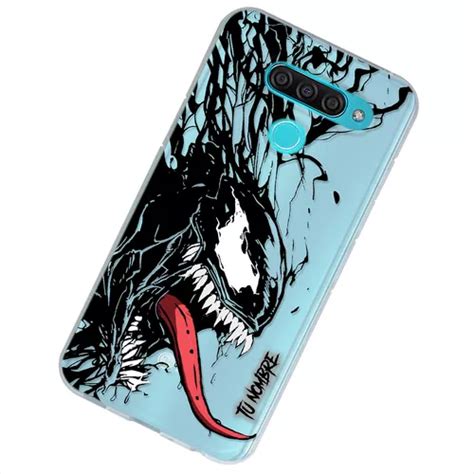 Funda Para LG Venom Spiderman Personalizada Tu Nombre Meses Sin Intereses