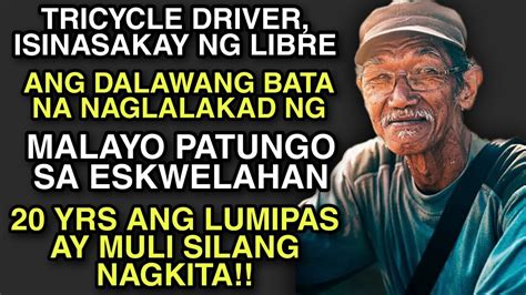 BATANG MGA TAGABUNDOK ISINASAKAY NG LIBRE NG TRICYCLE DRIVER YouTube