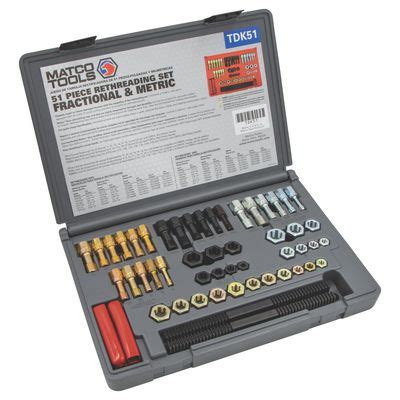 51 PIECE RETHREADING TAP & DIE SET TDK51 | Matco Tools