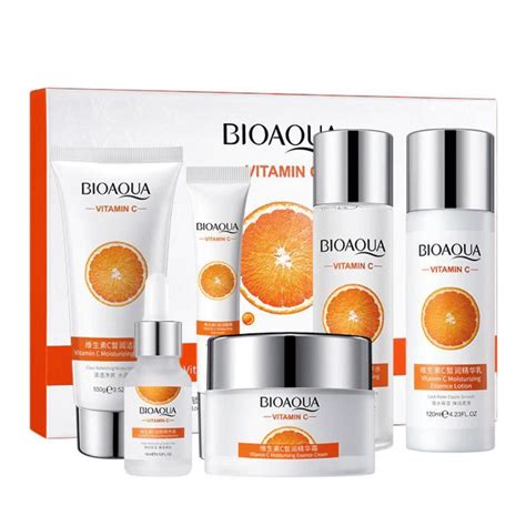 Kit X Rutina De Vitamina C Bioaqua Mejora La Piel Apagada