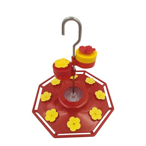 Hummingbird Feeders For Outdoors Hanging Built In Rubber Ring For Leak Proof Easy To Refill