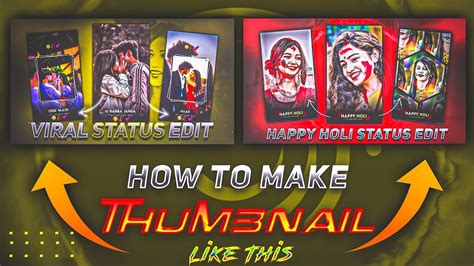 How To Make Professional Thumbnails For Youtube Videos 4k Thumbnail