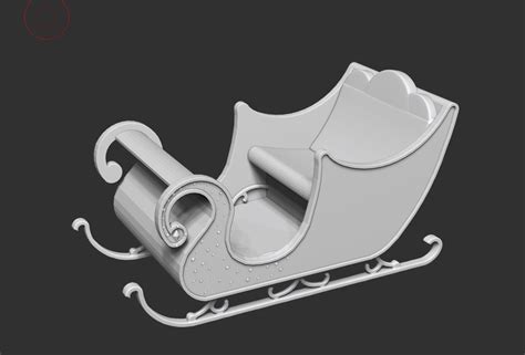 Sleigh Christmas Sleigh 3d Model 3d Printable Cgtrader