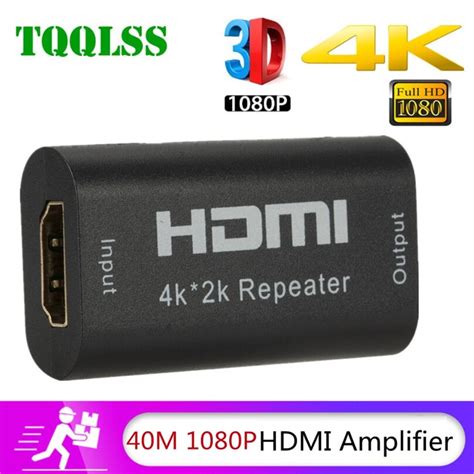 Mini Repetidor Extensor Compatible Con HDMI Adaptador 3D Amplificador