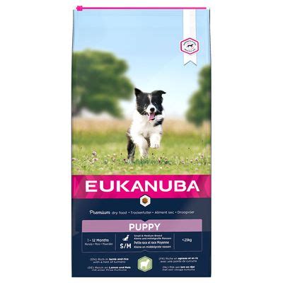 Eukanuba Puppy Small Medium Breed Agneau Riz Pour Chiot Pas Cher