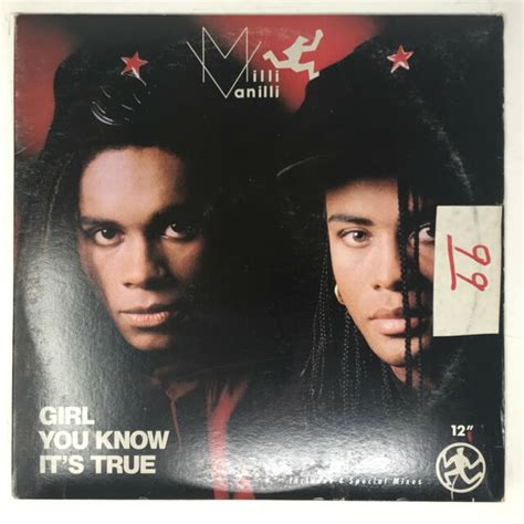 Milli Vanilli Girl You Know Its True Vinyl Record Original 1988 Ebay