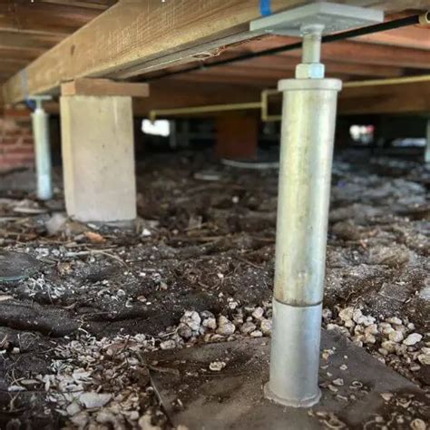 How To Install Crawl Space Support Jacks Fix Sagging Floors